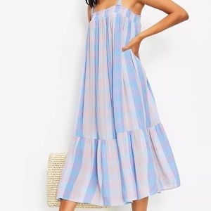 NWT Ann Taylor LOFT Plaid Midi Dress (Size XS)